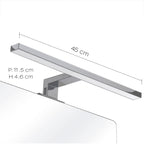  Lampada Led per specchio da 45 cm con attacco universale modello Madeira di Gedy - Cromato by CeramicStore | Lo specialista del tuo bagno
