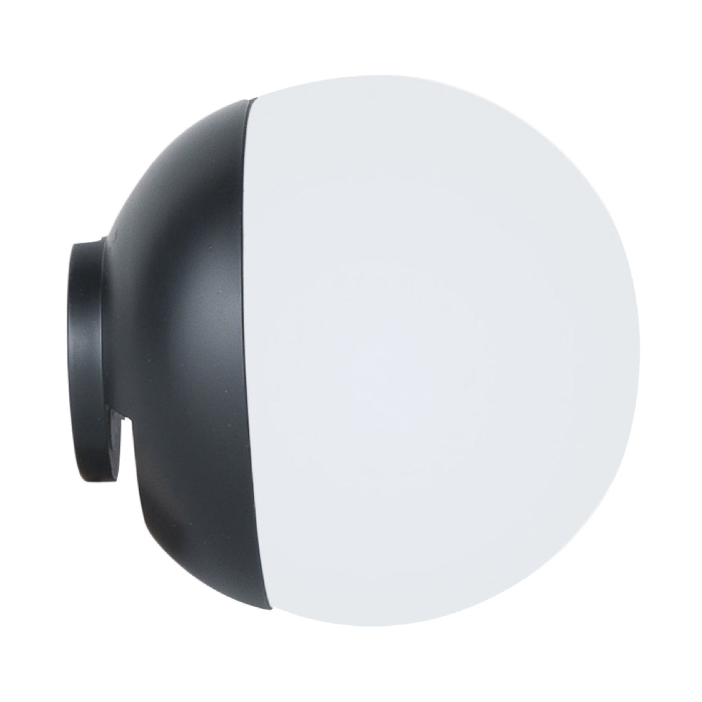 Lampada led tonda per specchio di Gedy modello Delos - Nero Matt by CeramicStore | Lo specialista del tuo bagno