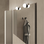  Lampada led tonda per specchio di Gedy modello Delos - Nero Matt by CeramicStore | Lo specialista del tuo bagno