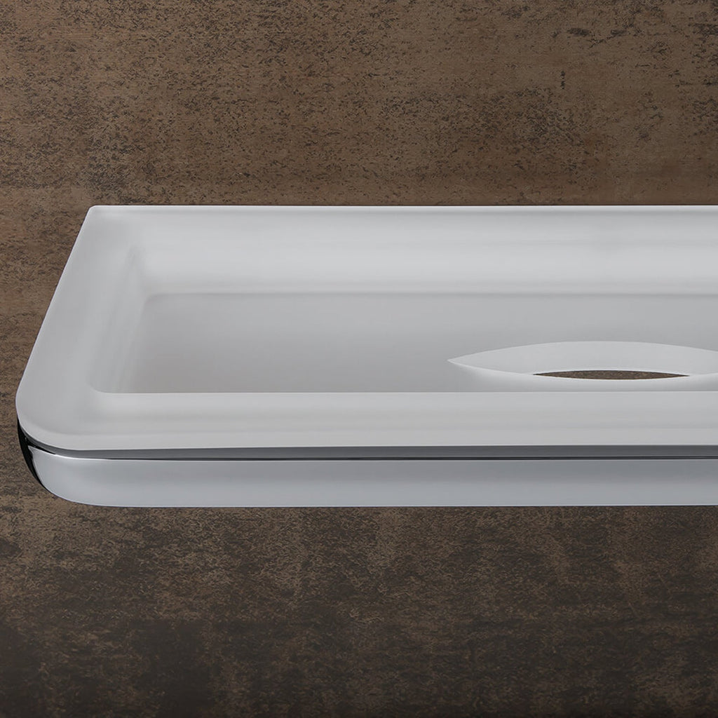  Mensola in ottone e vetro Lulà¹ di Colombo Design