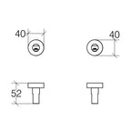  Coppia di supporti per mensola a parete in ottone cromato di Lineabeta collezione Baketo by CeramicStore | Lo specialista del tuo bagno