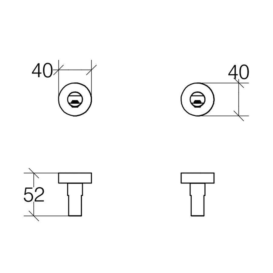  Coppia di supporti per mensola a parete in ottone cromato di Lineabeta collezione Baketo by CeramicStore | Lo specialista del tuo bagno