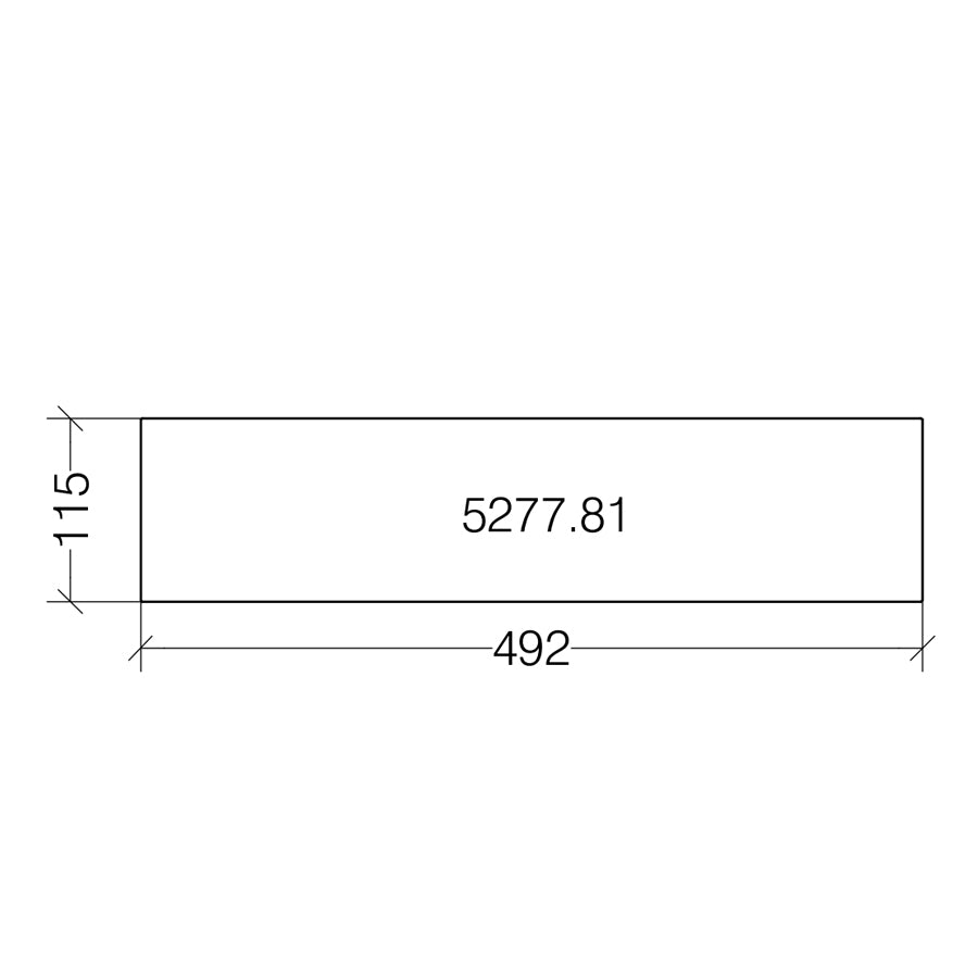  Mensola in vetro temperato mm 492 Lineabeta collezione Baketo by CeramicStore | Lo specialista del tuo bagno