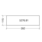  Mensola in vetro temperato mm 392 Lineabeta collezione Baketo by CeramicStore | Lo specialista del tuo bagno