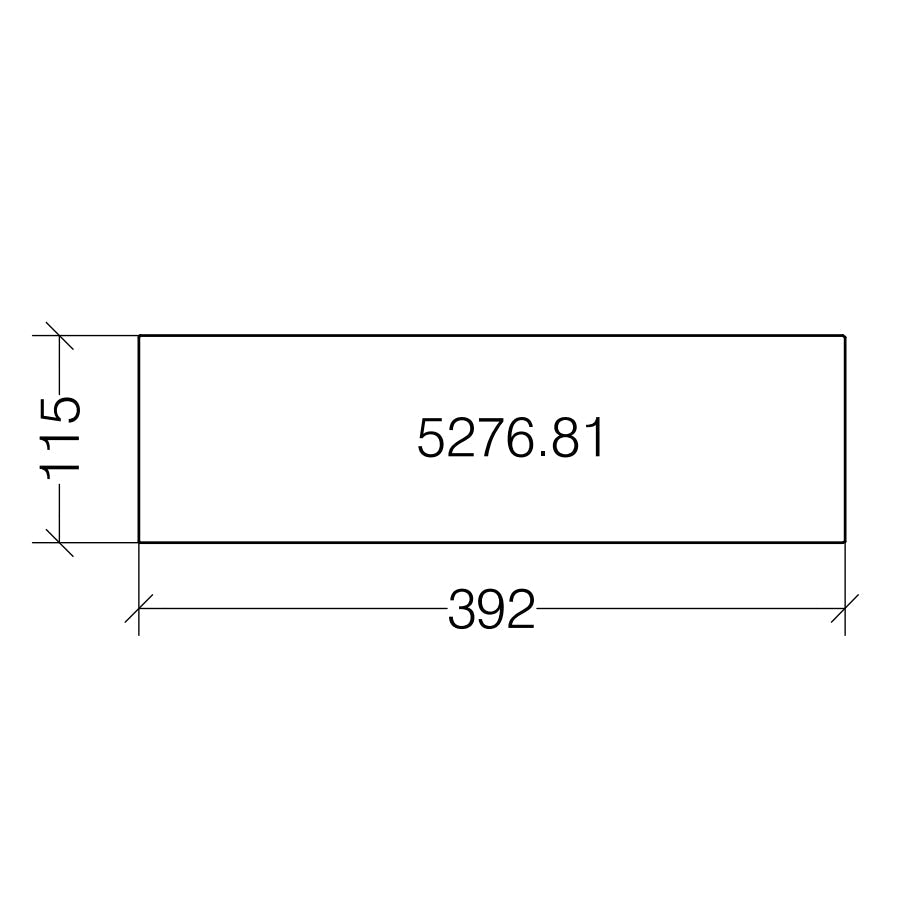  Mensola in vetro temperato mm 392 Lineabeta collezione Baketo by CeramicStore | Lo specialista del tuo bagno