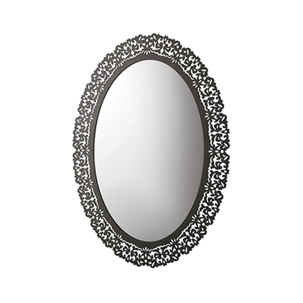 Specchio con cornice in metallo finitura anticato cm 71x95h collezione Paestum Globo by CeramicStore | Lo specialista del tuo bagno