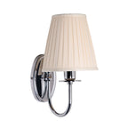 Applique a parete con supporto in metallo cromato cm 15x27