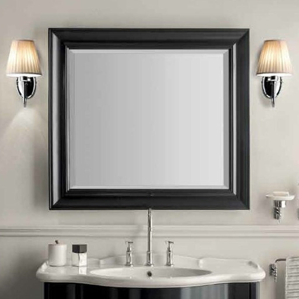  Applique a parete con supporto in metallo cromato cm 15x27