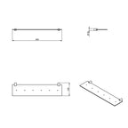 5x40x2 cm by CeramicStore | Lo specialista del tuo bagno