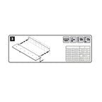  Mensola a muro in acciaio inossidabile della collezione 'Logic' by Cosmic 10