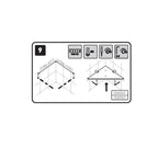  Mensola sospesa ad angolo in acciaio inox lucido della collezione 'Logic' by Cosmic by CeramicStore | Lo specialista del tuo bagno