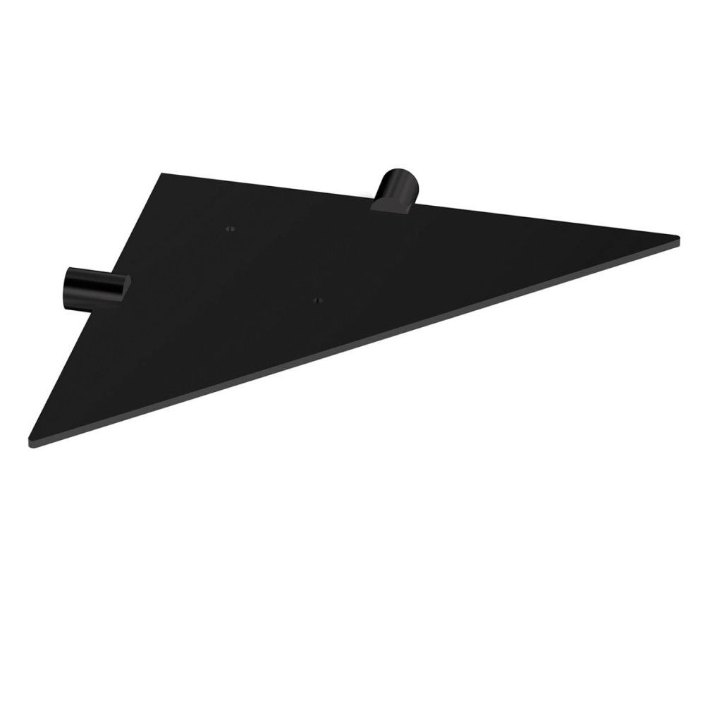 Mensola sospesa ad angolo in acciaio inox della collezione 'Logic' by Cosmic - Nera by CeramicStore | Lo specialista del tuo bagno