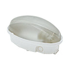 Plafoniera ovale in materiale termoplastico - Bianco by CeramicStore | Lo specialista del tuo bagno