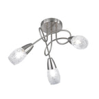 Plafoniera Colmar con 3 luci - Vetro satinato by CeramicStore | Lo specialista del tuo bagno