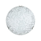 Plafoniera Daniel 40 in metallo - Bianco/Cromo by CeramicStore | Lo specialista del tuo bagno