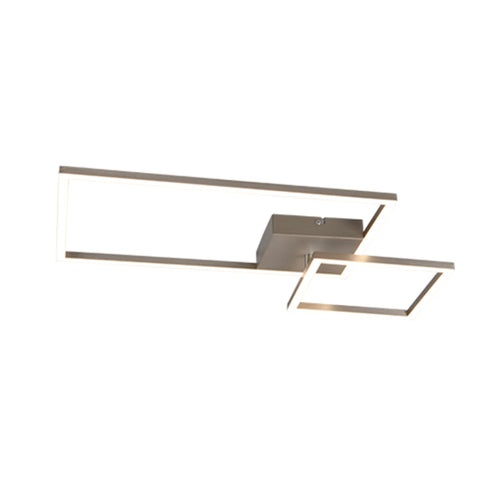 Plafoniera Led Padella con snodo in Acciaio - Nichel opaco by CeramicStore | Lo specialista del tuo bagno