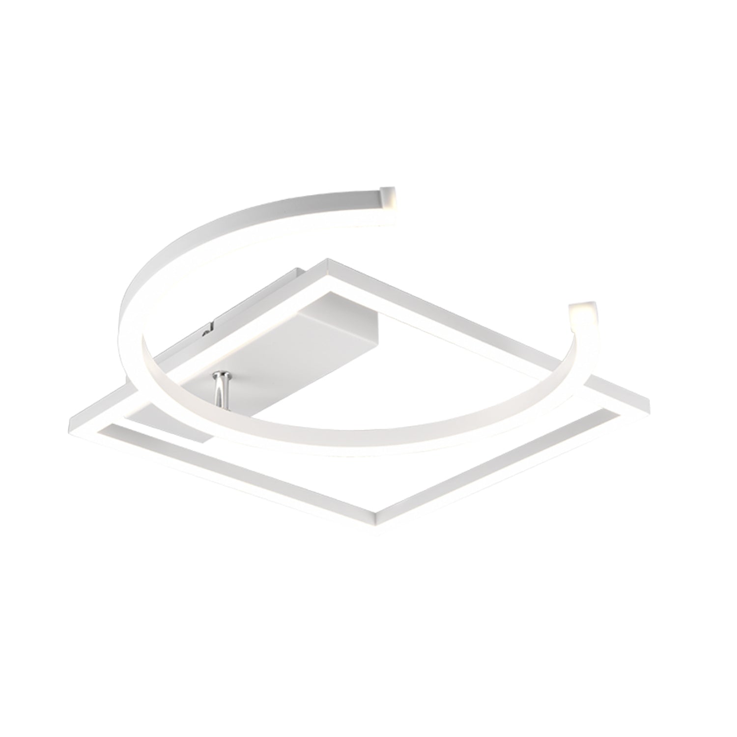 Plafoniera Led Pivot con snodo in Acciaio - Bianco opaco by CeramicStore | Lo specialista del tuo bagno