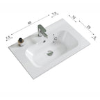  Mobile bagno sospeso con lavabo e specchio retroilluminato color Olmo Rousseau modello Gio' 02 60 cm by CeramicStore | Lo specialista del tuo bagno