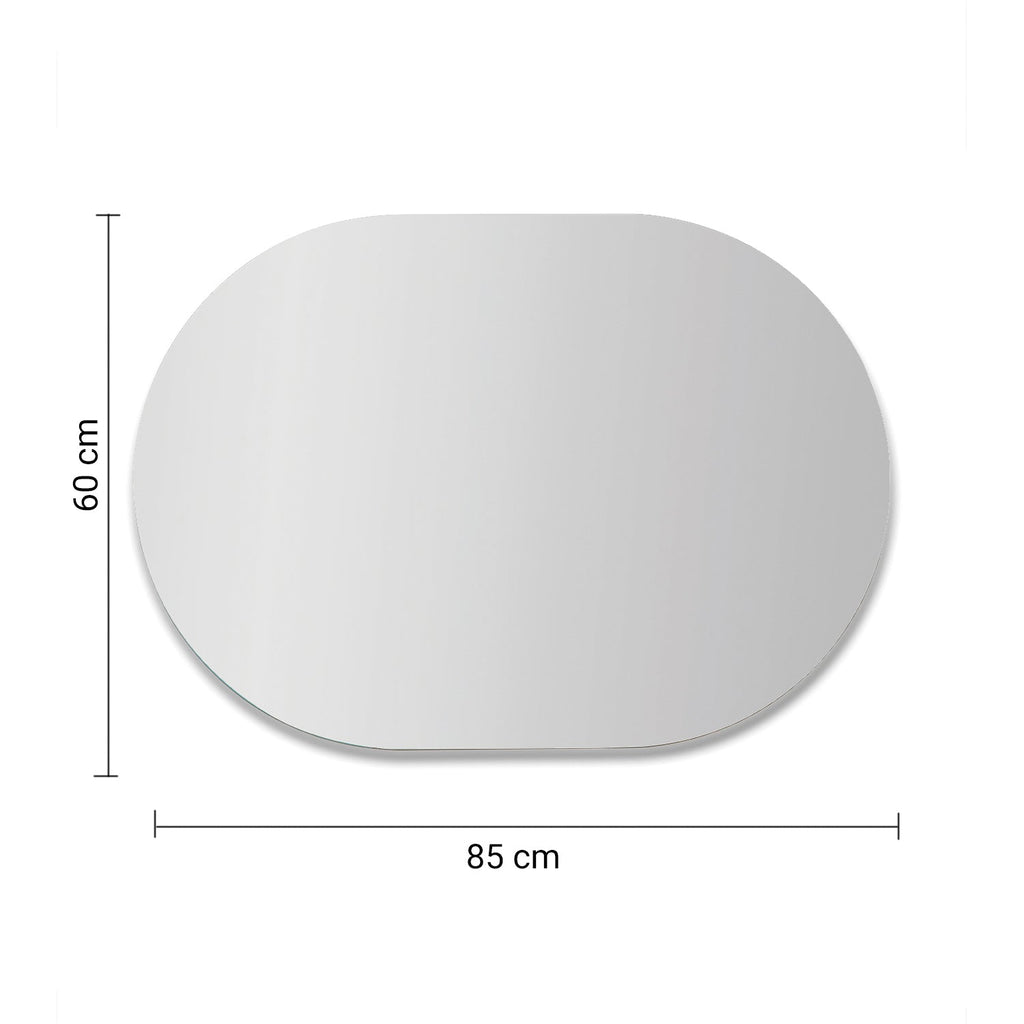  Specchio filo lucido ovale 85x60 con luci a led modello Amedeo di Gedy by CeramicStore | Lo specialista del tuo bagno