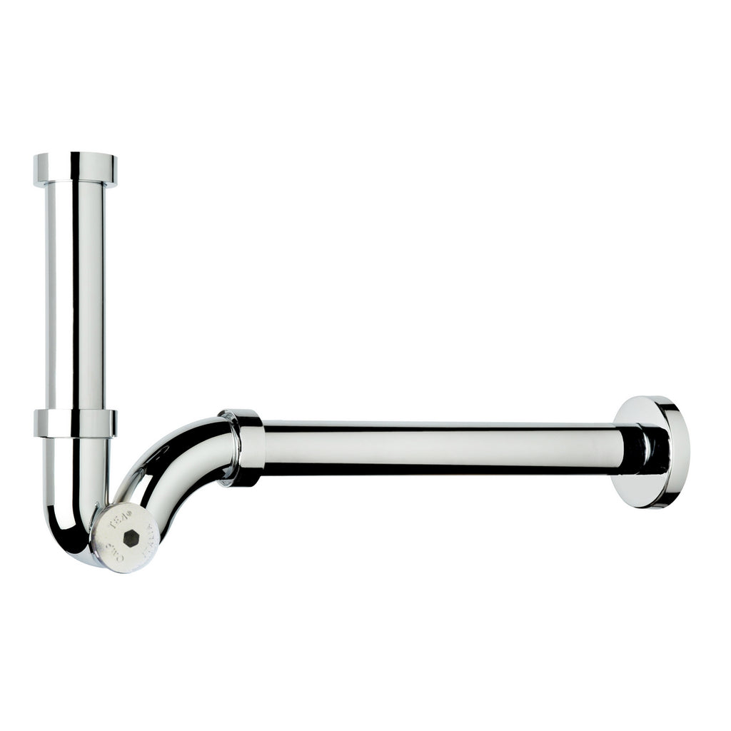 Sifone in ABS per lavabo e bidet con portata maggiorata - Cromo