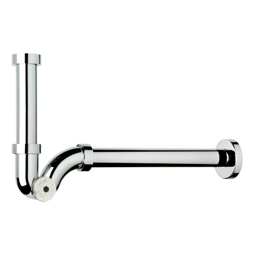 Sifone in ABS per lavabo e bidet con portata maggiorata - Cromo