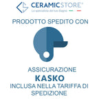  Mobile lavatoio con coprilavatrice BathCore 108x60 H.90 in resina adatto all'esterno- Versione con lavatoio a Destra by CeramicStore | Lo specialista del tuo bagno