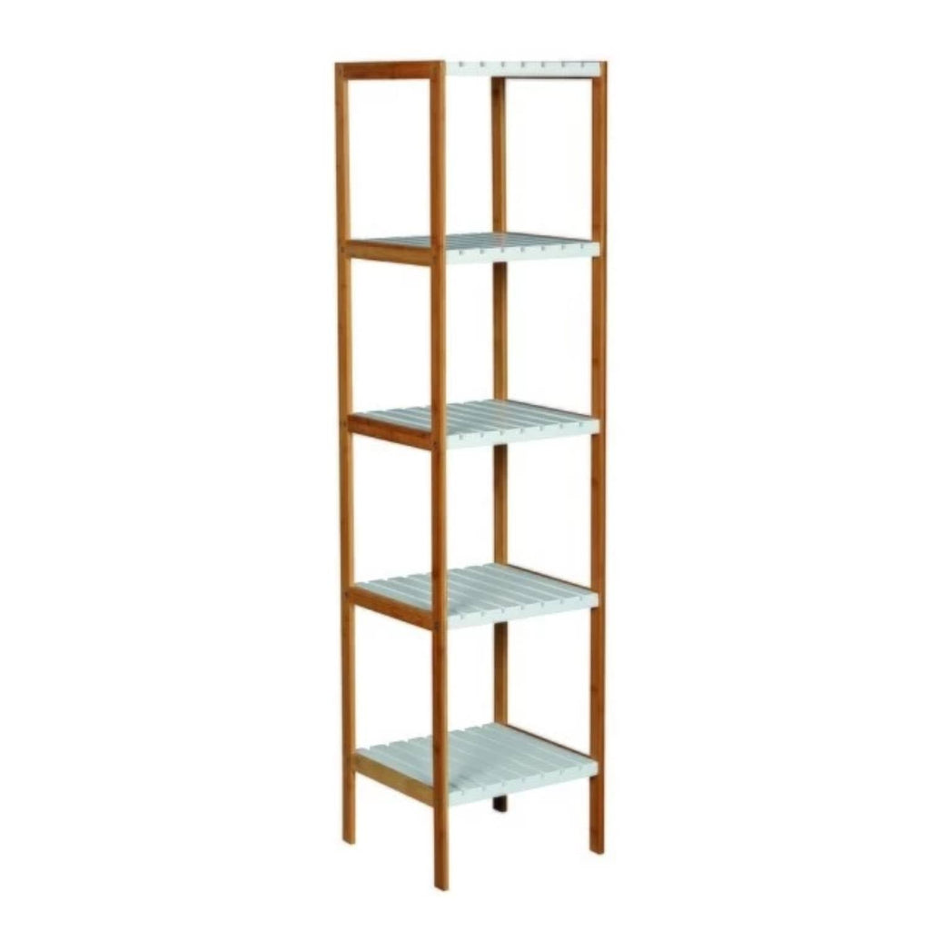 Scaffale in bambà¹ 5 ripiani colore bambà¹ by CeramicStore | Lo specialista del tuo bagno