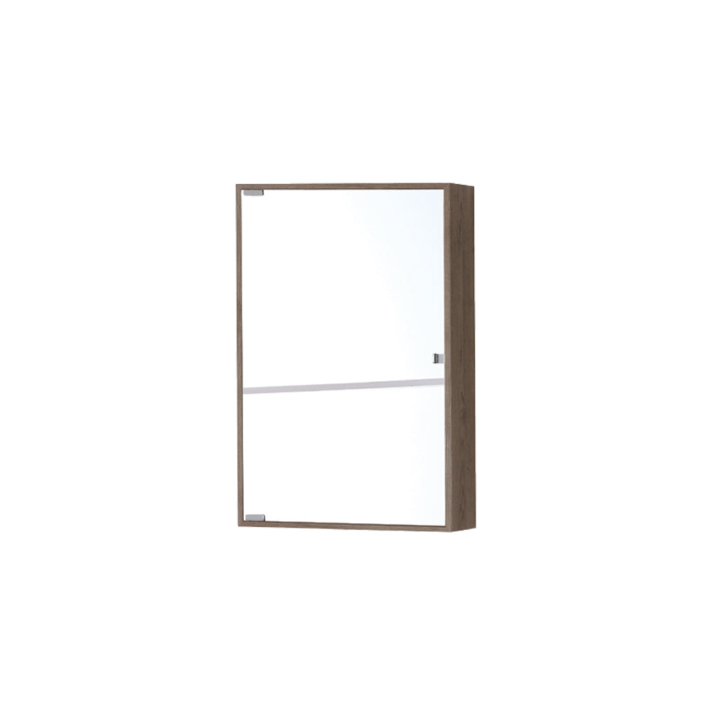 Specchiera contenitore un'anta Upside in nobilitato cm 45 Colore Castagno by CeramicStore | Lo specialista del tuo bagno