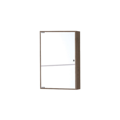 Specchiera contenitore un'anta Upside in nobilitato cm 45 Colore Castagno by CeramicStore | Lo specialista del tuo bagno