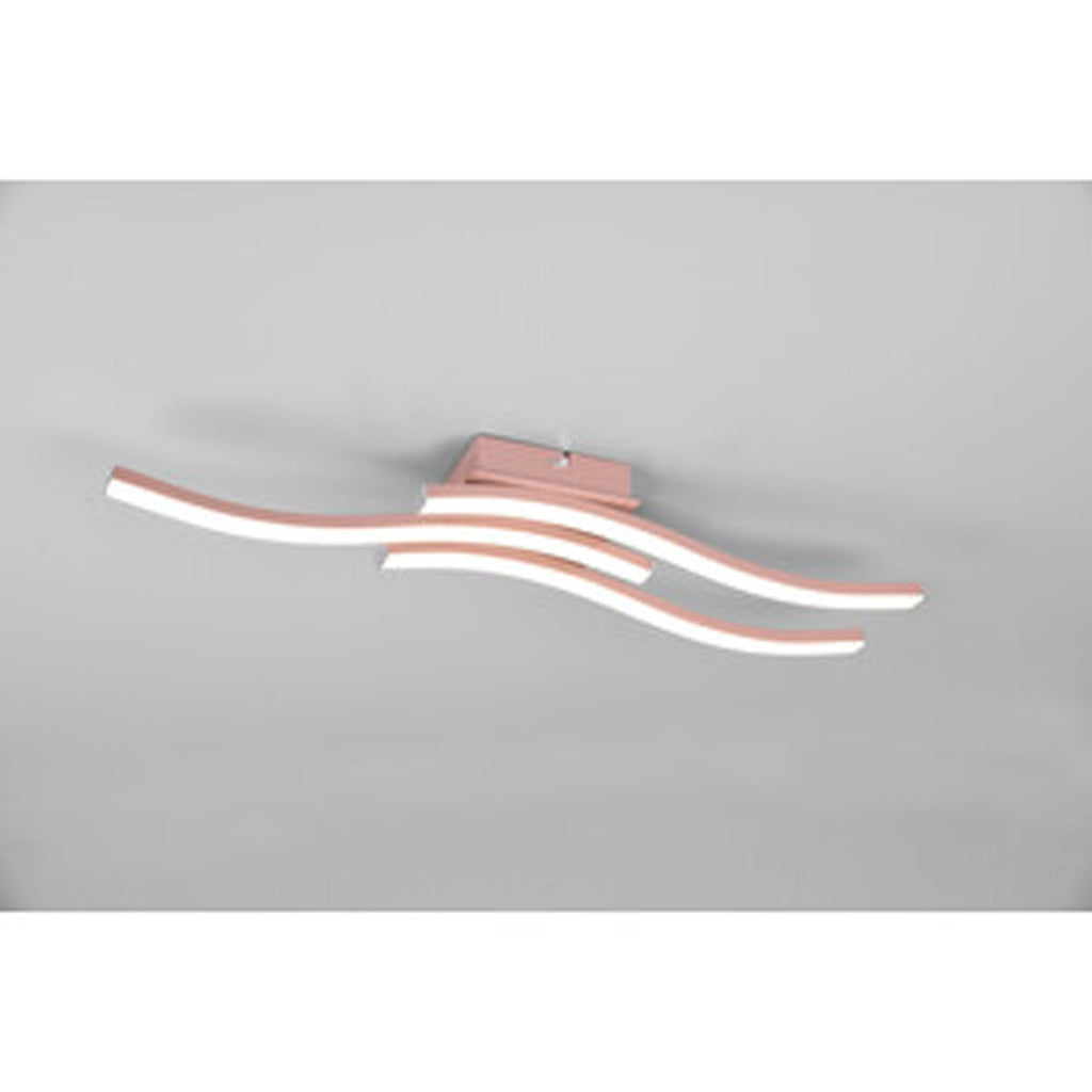  Plafoniera Led Route a 3 luci - Oro rosa by CeramicStore | Lo specialista del tuo bagno