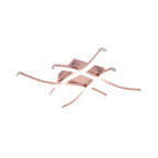 Plafoniera Led Route a 4 luci - Oro rosa by CeramicStore | Lo specialista del tuo bagno