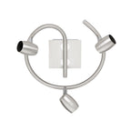 Plafoniera Michael 3 luci - Acciaio Satinato by CeramicStore | Lo specialista del tuo bagno