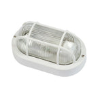 Plafoniera ovale con griglia in materiale termoplastico - Bianco by CeramicStore | Lo specialista del tuo bagno