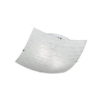 Plafoniera Signa 40x40 cm con decoro Firma - Bianco by CeramicStore | Lo specialista del tuo bagno