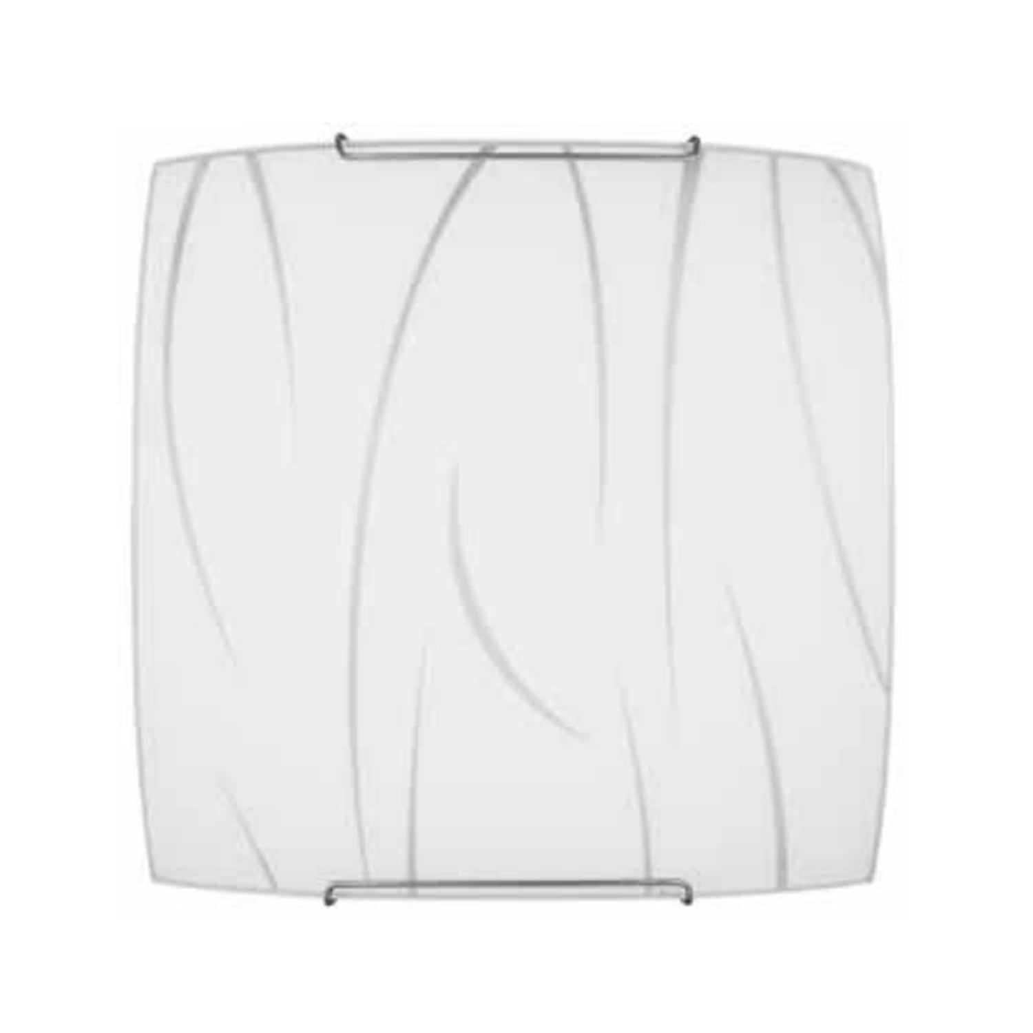 Plafoniera Simone 30 lastra in Vetro - Bianco by CeramicStore | Lo specialista del tuo bagno