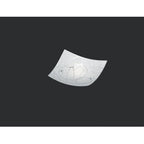  Plafoniera Spirelli 40x40 cm con decoro Cerchi - Bianco by CeramicStore | Lo specialista del tuo bagno