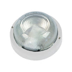 Plafoniera tonda in polipropilene e vetro - Bianco by CeramicStore | Lo specialista del tuo bagno