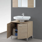799305 - Mobile Bagno a terra 70 cm con 2 Ante Serie Star Cubi&co - Rovere Dolomite