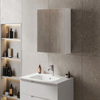Specchio contenitore 50x15x68 cm con 1 anta Cubi&Co - Bianco lucido by CeramicStore | Lo specialista del tuo bagno