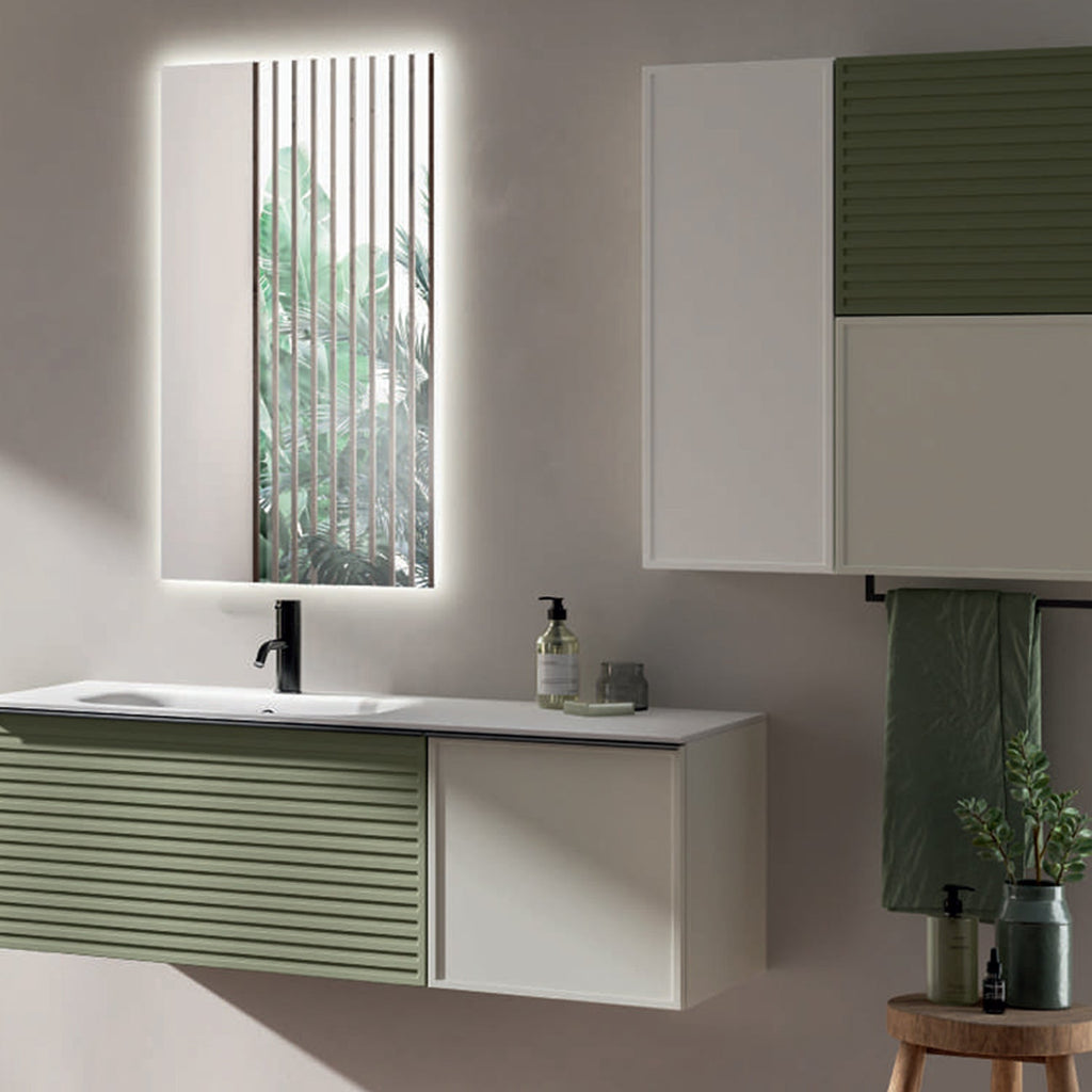  Composizione bagno sospesa con lavabo