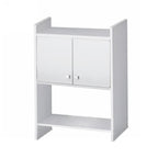 Mobile sopralavatrice in pvc con ante e ripiano by CeramicStore | Lo specialista del tuo bagno