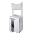  Mobile sopralavatrice in pvc con ante e ripiano by CeramicStore | Lo specialista del tuo bagno