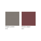  Mobile bagno sospeso Bali01 cm 180x46 con finiture Grigio Londra e Rosso Jaipur by CeramicStore | Lo specialista del tuo bagno