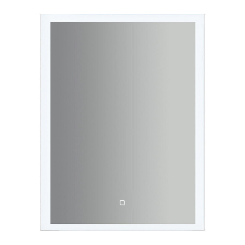 Specchio rettangolare con cornice led accensione touch 60x80h cm by CeramicStore | Lo specialista del tuo bagno