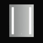  Specchio rettangolare con doppia striscia led laterale accensione touch 60x80h cm by CeramicStore | Lo specialista del tuo bagno