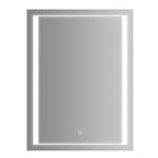Specchio rettangolare con striscia led integrata accensione touch 60x80h cm by CeramicStore | Lo specialista del tuo bagno