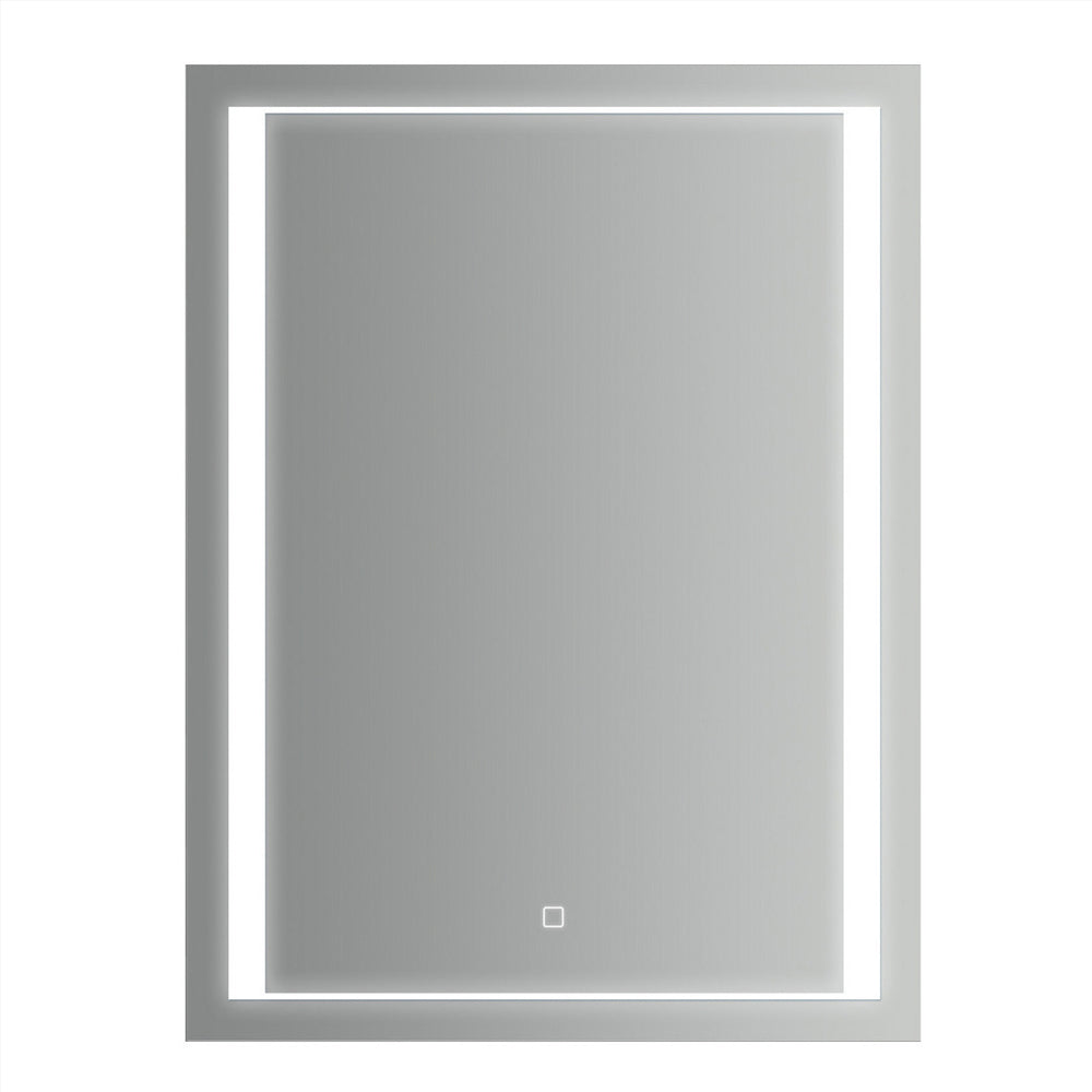 Specchio rettangolare con striscia led integrata accensione touch 60x80h cm by CeramicStore | Lo specialista del tuo bagno
