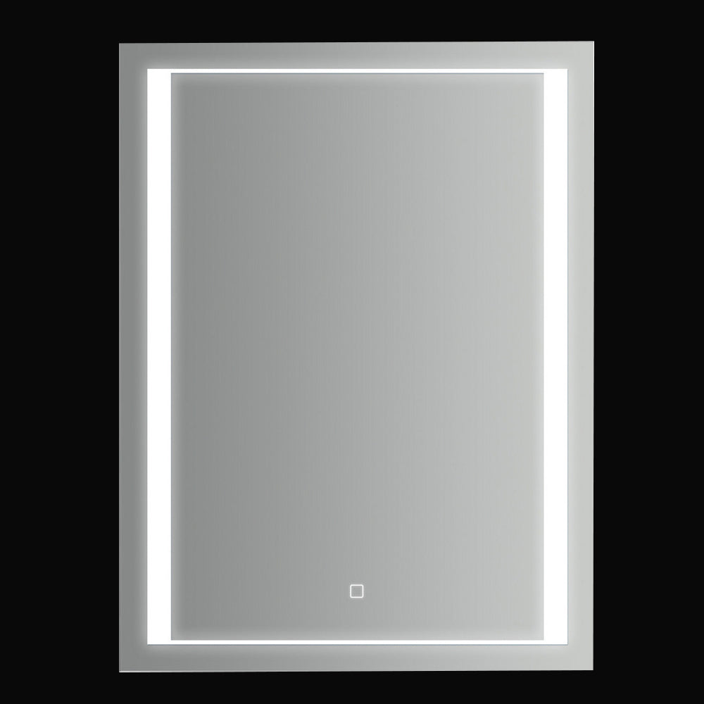  Specchio rettangolare con striscia led integrata accensione touch 60x80h cm by CeramicStore | Lo specialista del tuo bagno