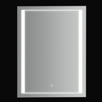  Specchio rettangolare con striscia led integrata accensione touch 60x80h cm by CeramicStore | Lo specialista del tuo bagno