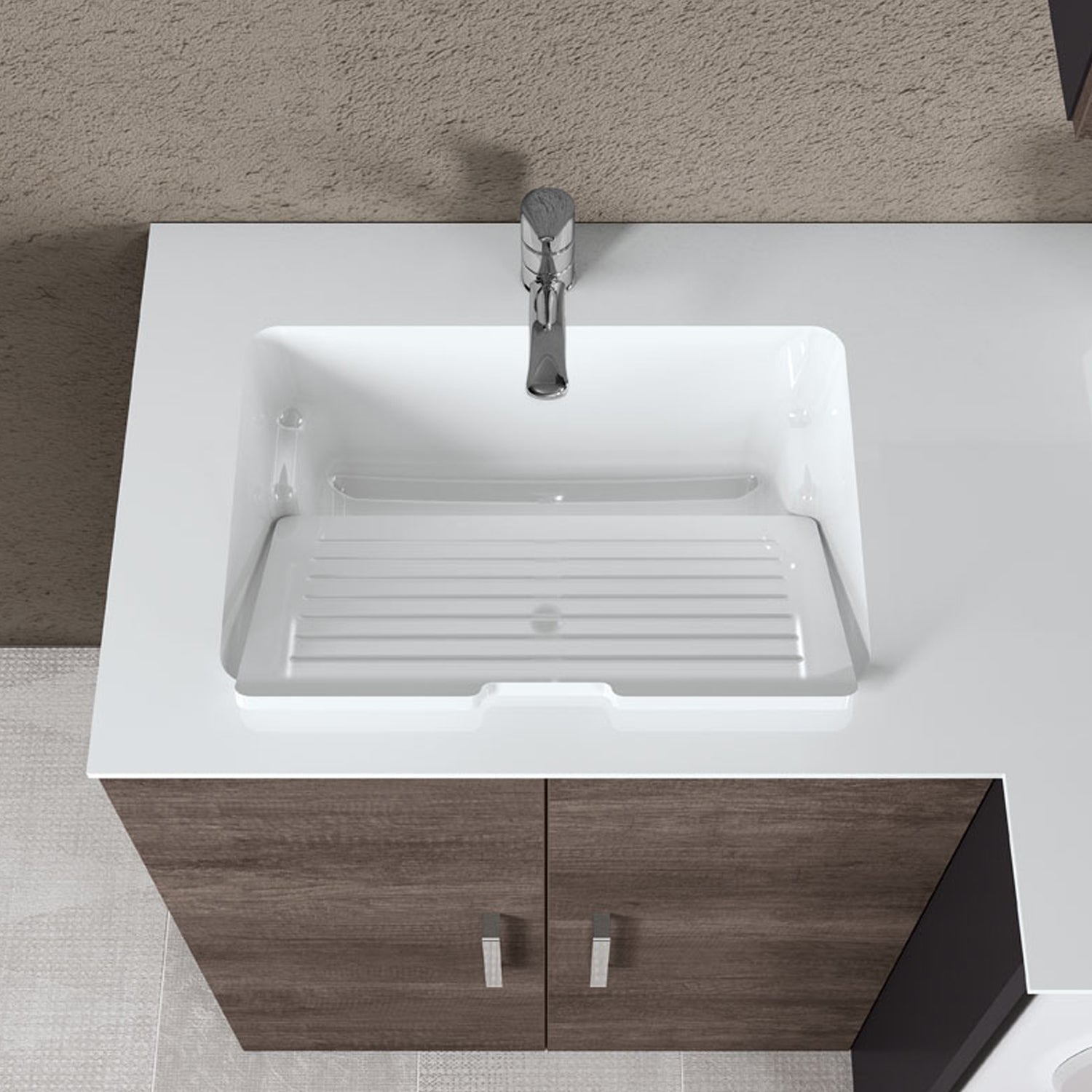  Composizione Mobili Lavanderia Area51-03 con lavatoio